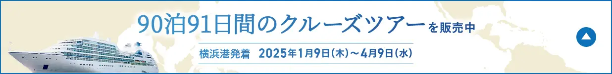 90泊91日間のクルーズツアーを販売中