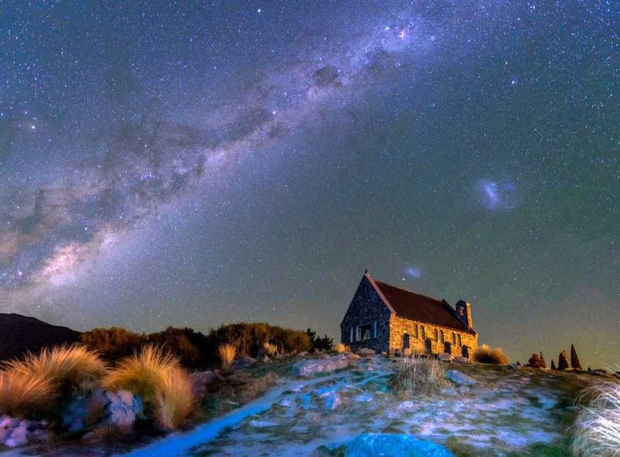 満天の星が輝くテカポ湖で星空鑑賞!