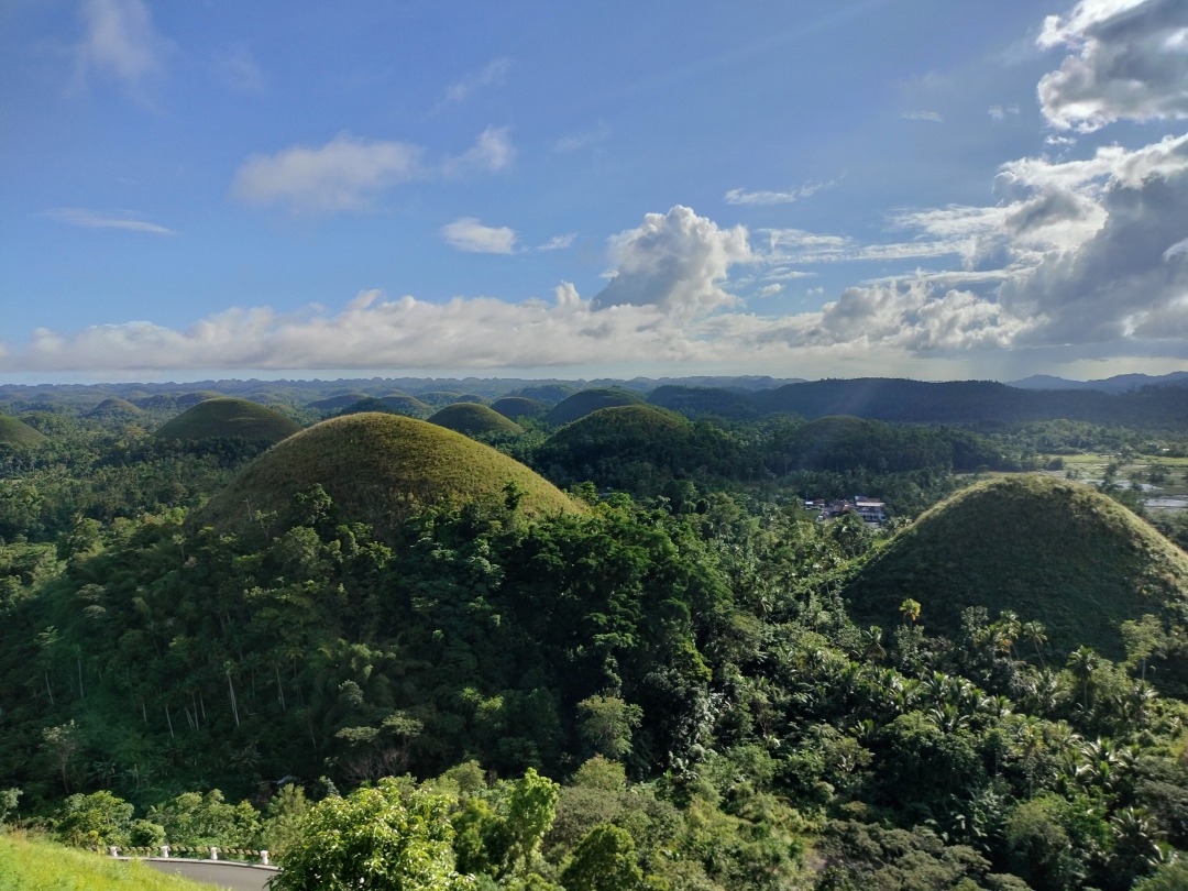 ★ボボール島の壮大な「チョコレートヒルズ」の景色