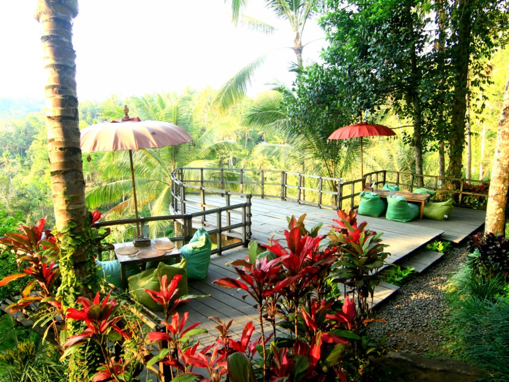 昼食は地元の新鮮な食材とスパイスを使った「バリニーズ料理」