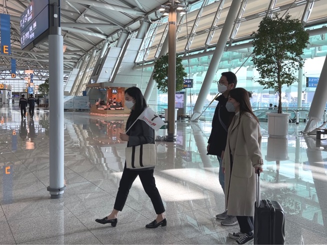 空港からソウルへ