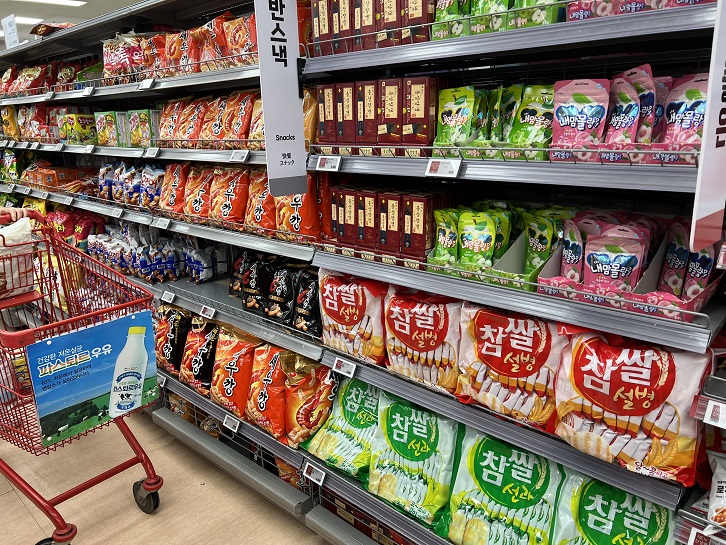 スーパーマーケットで韓国お買い物ツアー♪