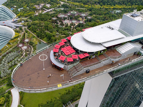マリーナベイ・サンズスカイパーク展望台|360度パノラマビューの絶景