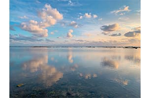 鵜ノ崎海岸の幻想的な風景