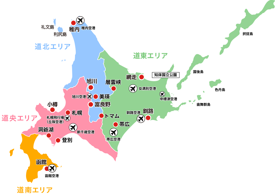 北海道MAP