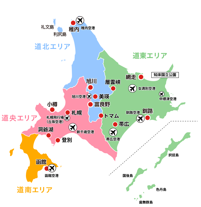 北海道MAP