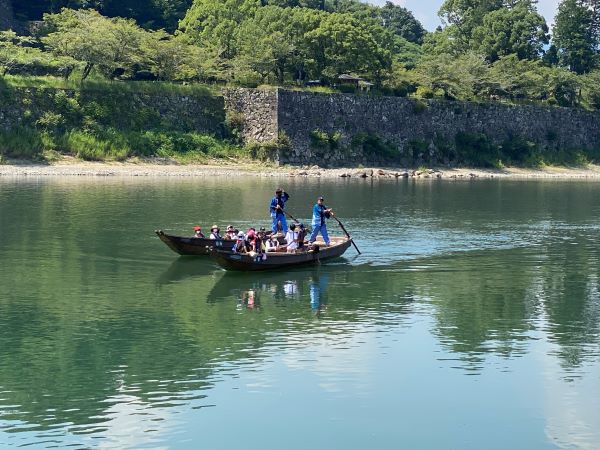 球磨川遊覧船（梅花の渡し）