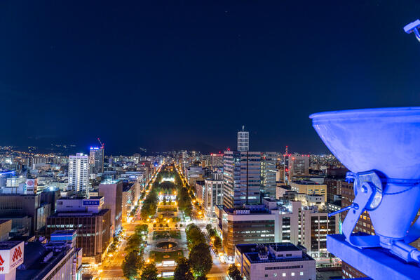 さっぽろテレビ塔屋外展望エリアからの眺め