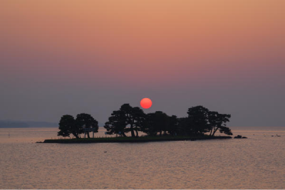 宍道湖の夕日