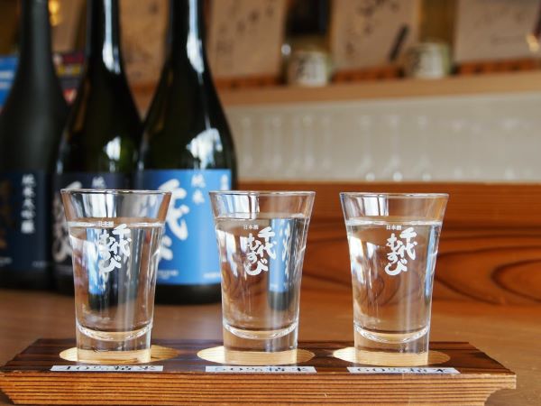 千代むすび酒造　試飲３種