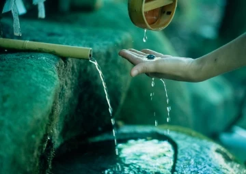 玉作湯神社の手水舎