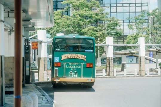 松江駅のバスターミナルの後方画像