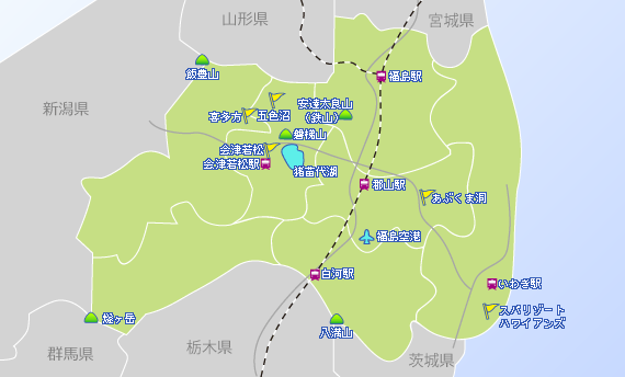 福島県の地図からホテル 旅館 宿を探す 最寄り駅 こだわり条件検索 Jtb