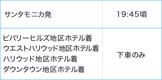 ルックjtbの魅力 シャトルバス アメリカ