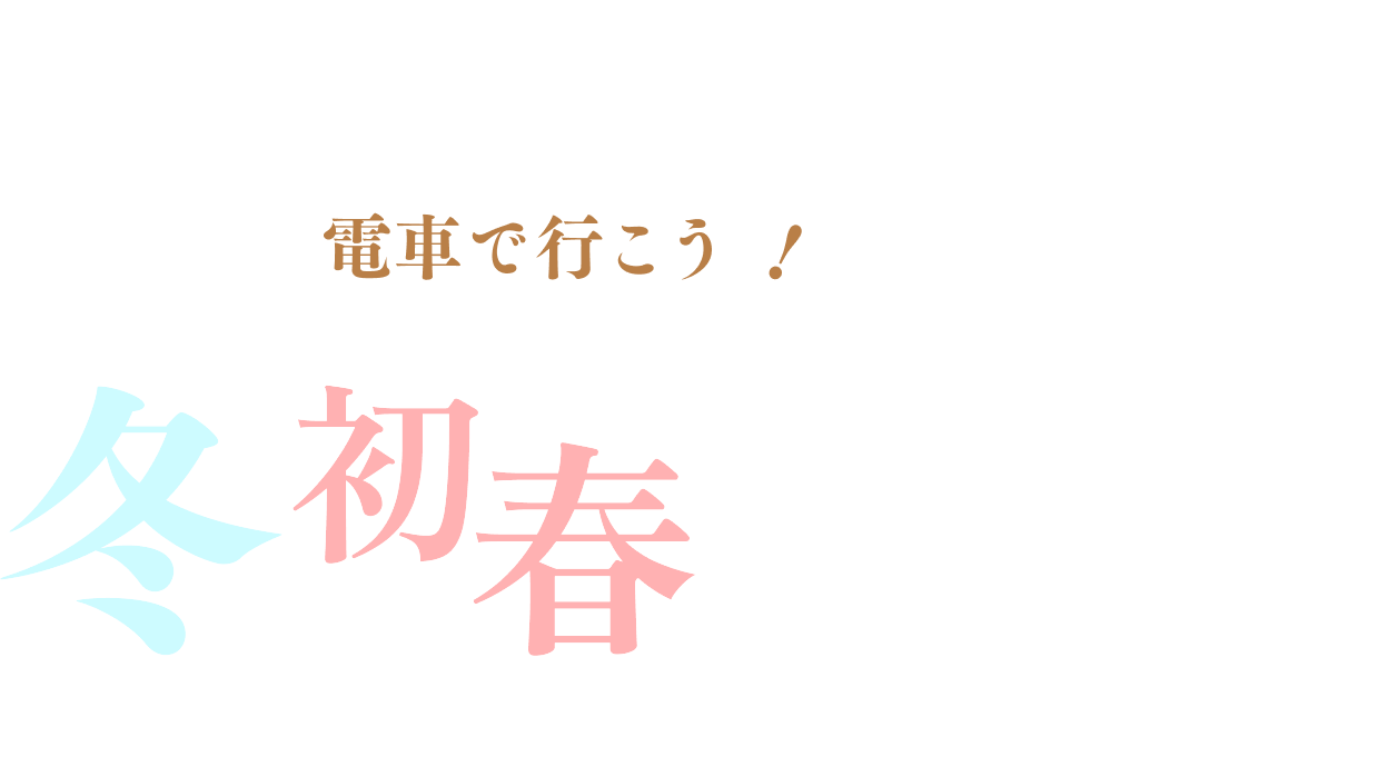 冬はあったかい温泉でほっこり！電車で行こう！冬・初春の温泉旅 電車で行けるおすすめの温泉地お宿をご紹介します。