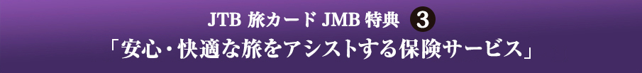 JTB J[h JMB T3 uSEKȗAVXgیT[rXv