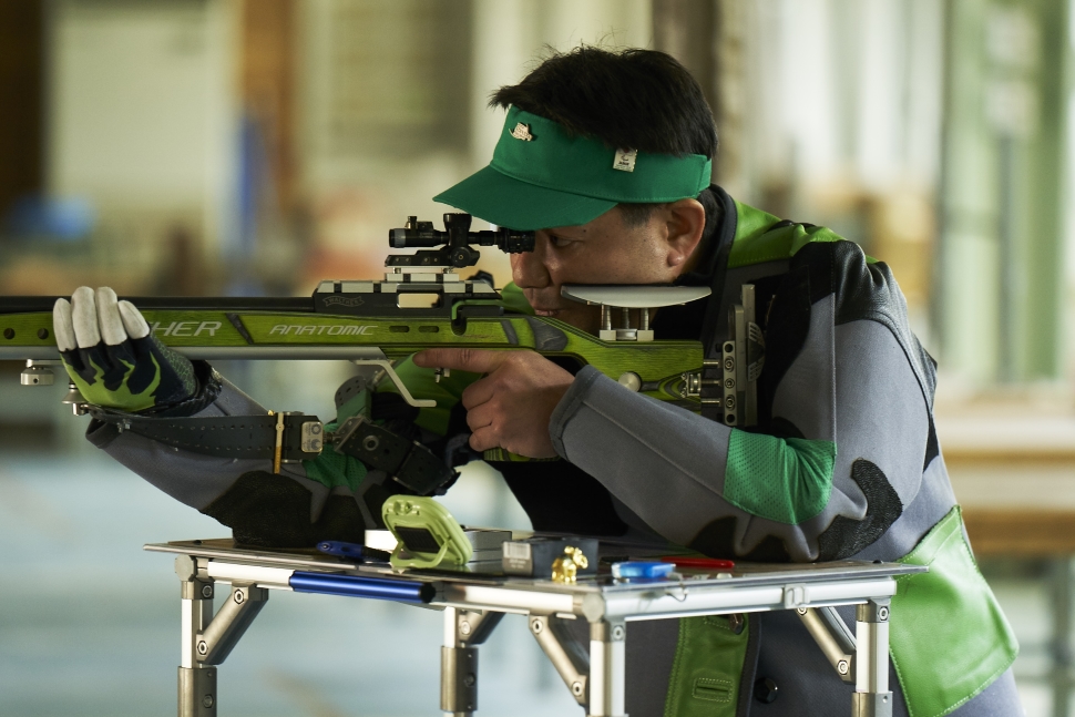 渡邊選手の競技中の様子