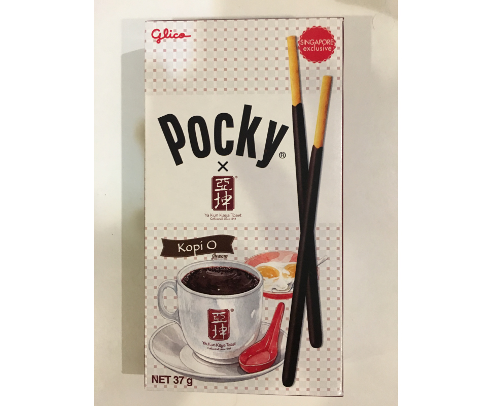 コピ（Kopi）味のポッキーのパッケージ