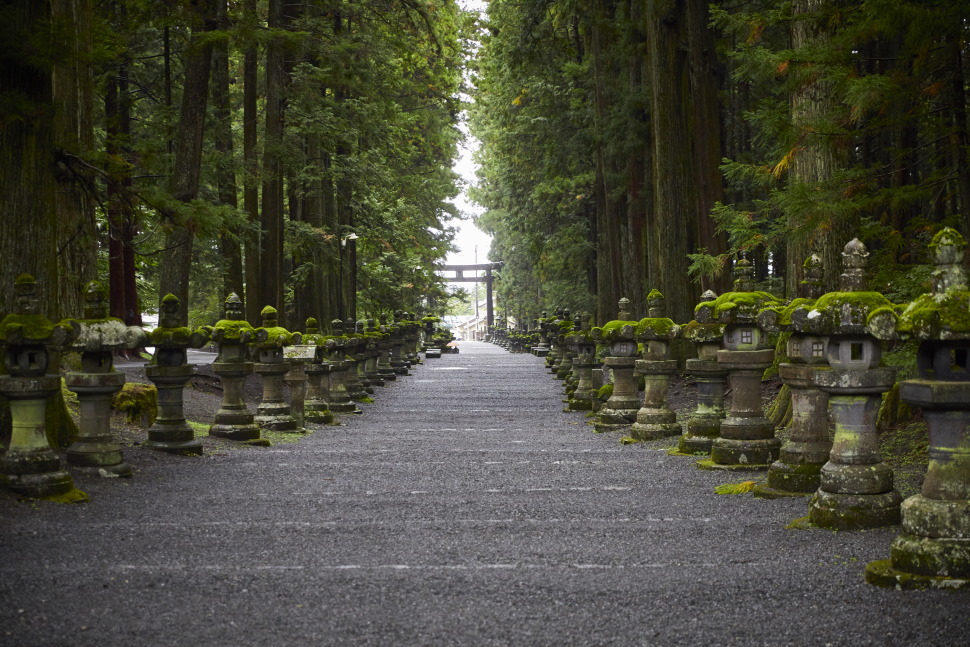 神聖な空気に満ちた参道