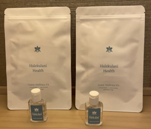 マスク・手袋・除菌シートが入った「Wellness Kit」