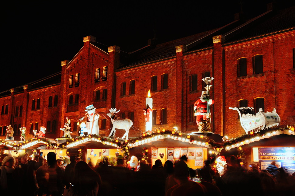 Christmas Market in 横浜赤レンガ倉庫には、楽しさ溢れるデコレーションがいっぱい