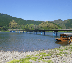 佐田沈下橋散策