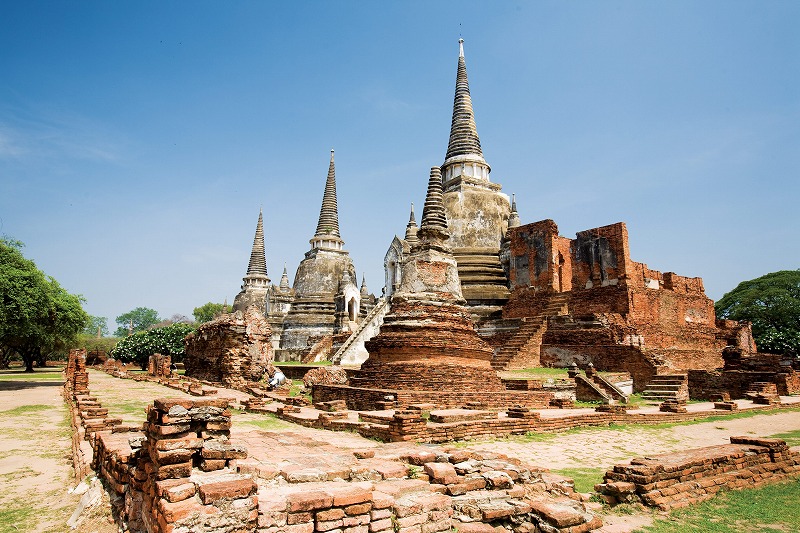 プラシーサンペット寺院  /  写真提供：タイ国政府観光庁