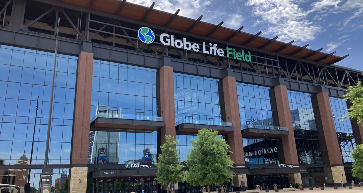 Globe Life Field Entrance