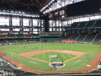 Globe Life Field Dugout