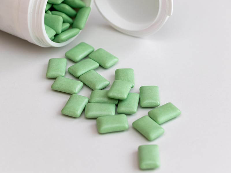 チューインガムの持ち込み禁止